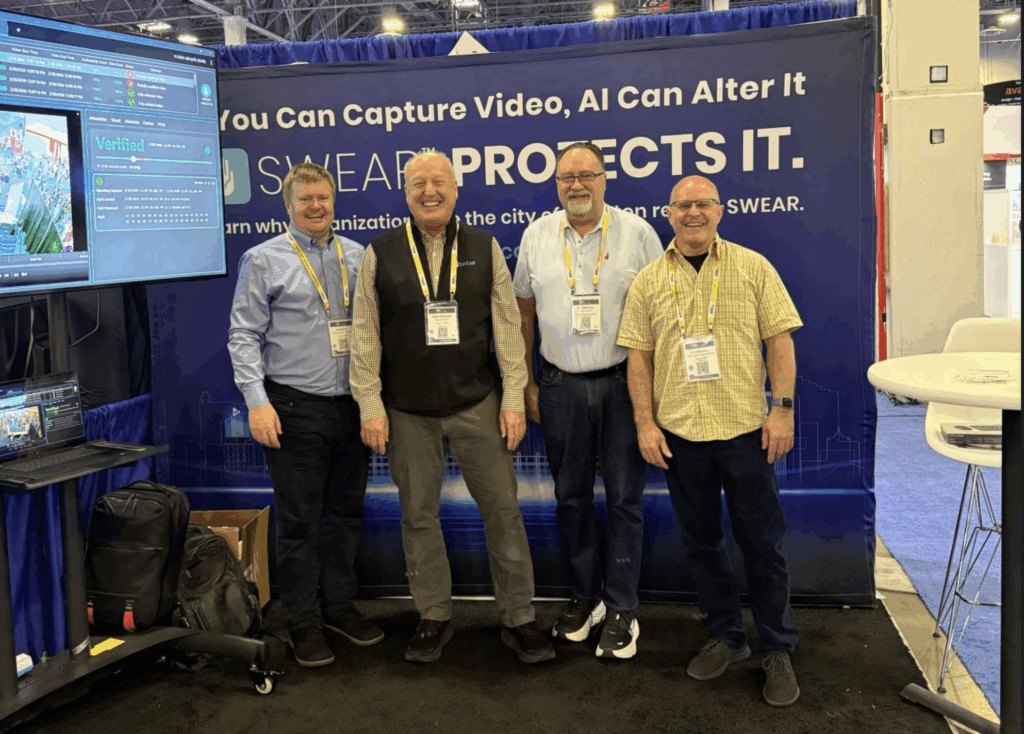 SWEAR team at its ISC West 2026 exhibition stand