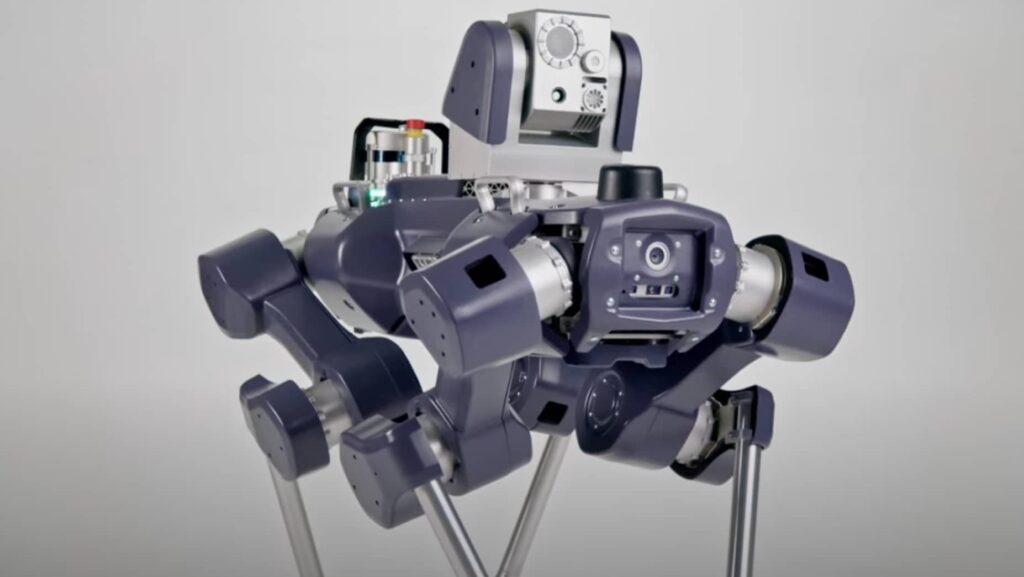 ANYbotics ANYmal X product image from its 2023 certification material. Older source illustration; not a photograph of the October 2026 deliveries.