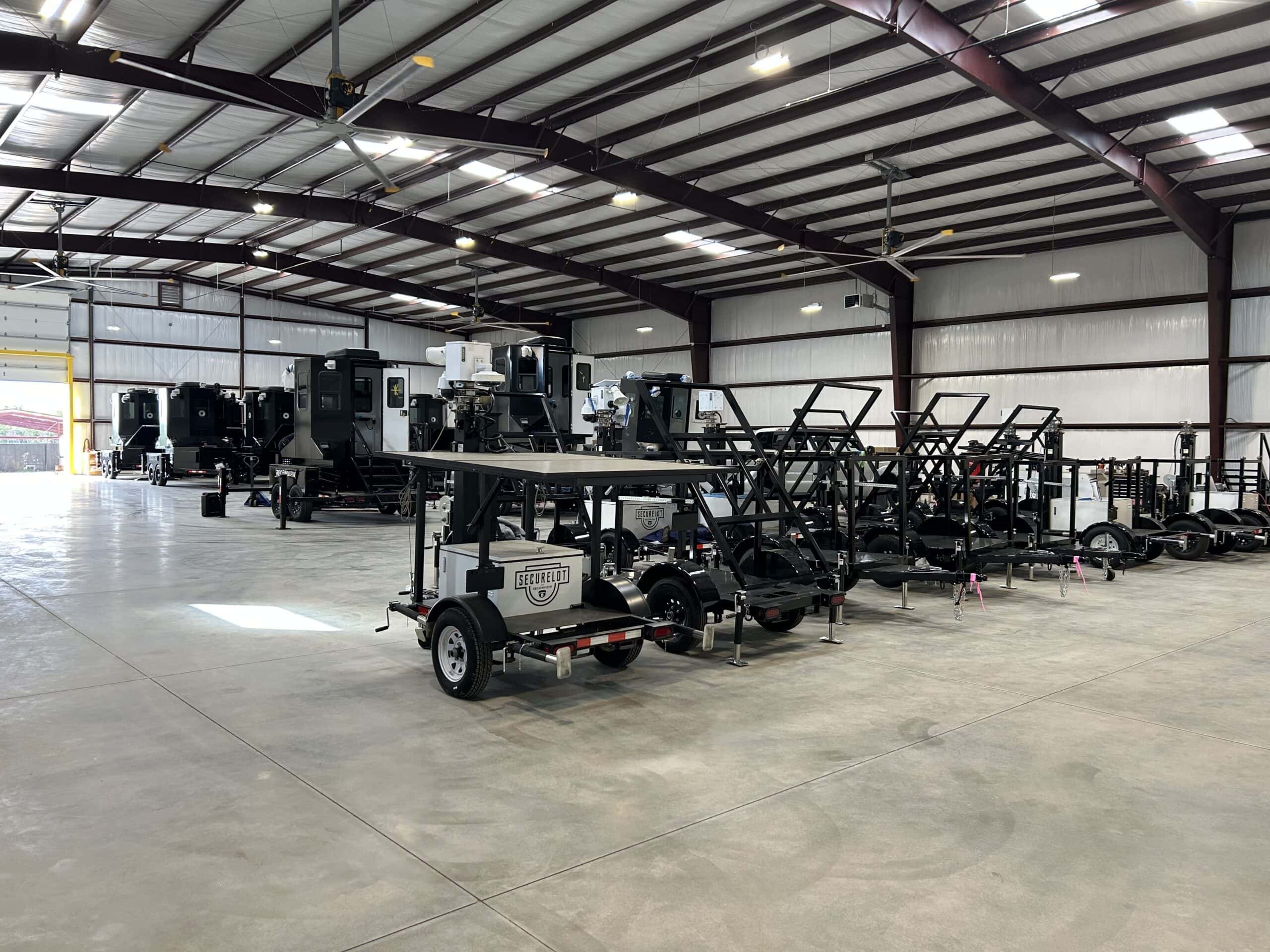 Reconview source photograph of its manufacturing campus interior. A facility image does not measure completed tower deliveries.